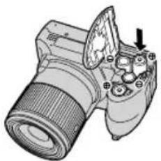 FUJIFILM FinePix S9900W - Insérez les piles. - 1