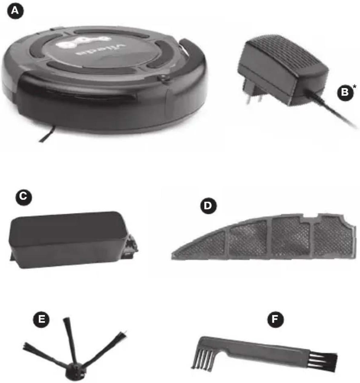 Vileda M-488A - PART LOCATION - 1