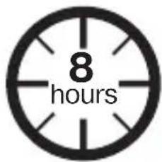 8 hours