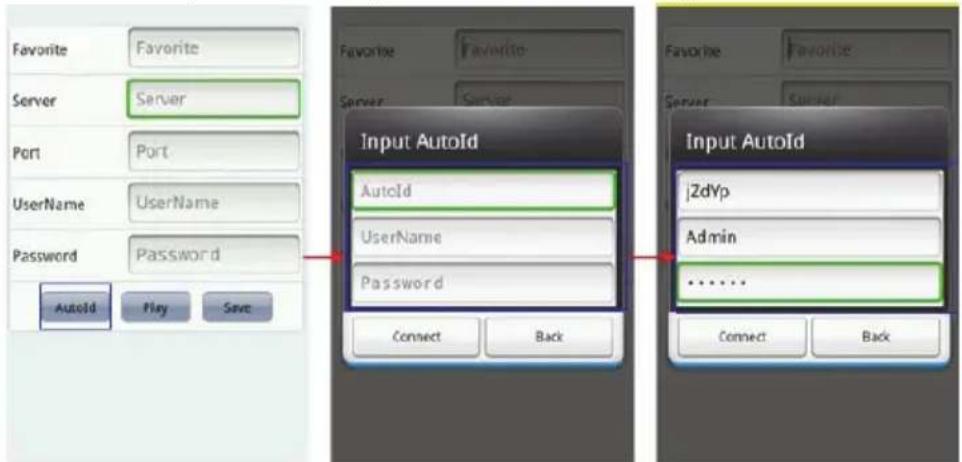 Favorite Server Port UserName Password AutoId Play Save Favorite Server Input AutoId AutoId UserName Password Connect Back Favorite Server Input AutoId |ZdYp Admin ...... Connect Back