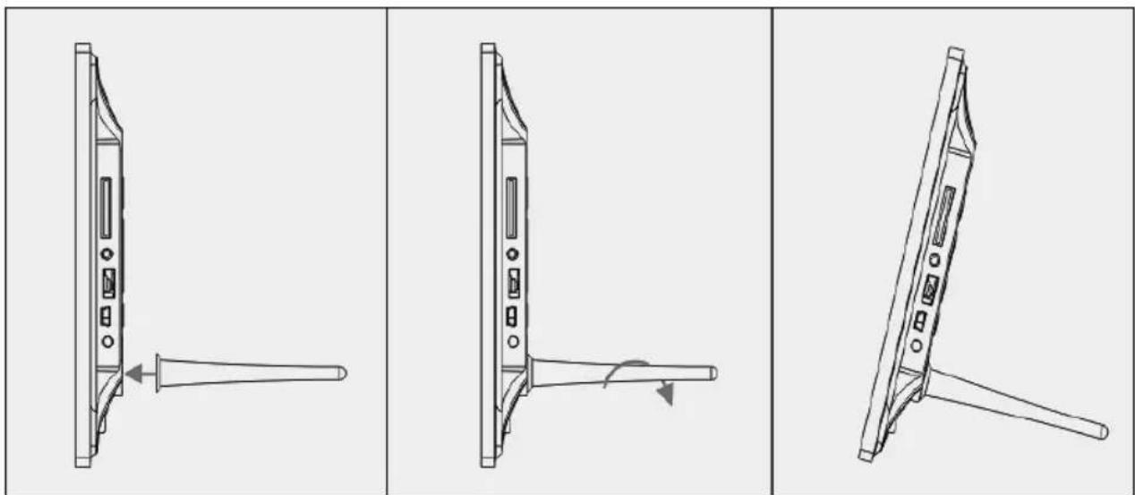 BRAUN DigiFrame 1081 - Instruções de montagem - 1