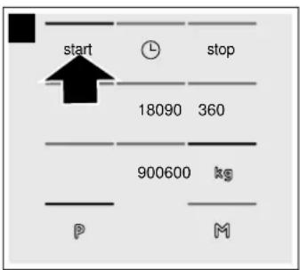 start stop 18090 360 900600 kg P M