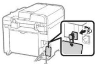 CANON I-Sensys MF4780w - Prijungimas naudojant USB kabeli - 1