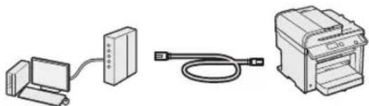 CANON I-Sensys MF4780w - Aparato prijungimo prie kompiuterio būdo pasirinkimas - 1