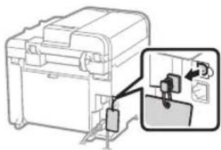 CANON I-Sensys MF4780w - Vzpostavljanje povezave prek kabla USB - 1