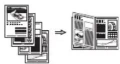 CANON I-Sensys MF4780w - Zmanjšana postavitev - 2