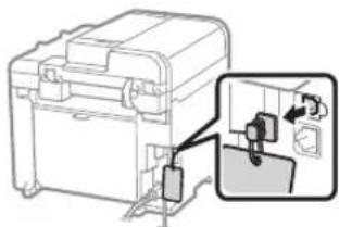 CANON I-Sensys MF4780w - Oprettelse af forbindelse med et USB-kabel - 1