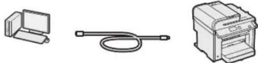 CANON I-Sensys MF4780w - Sezione del metodo di connessione della macchina al computer - 2