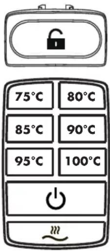 75°C 80°C 85°C 90°C 95°C 100°C ~