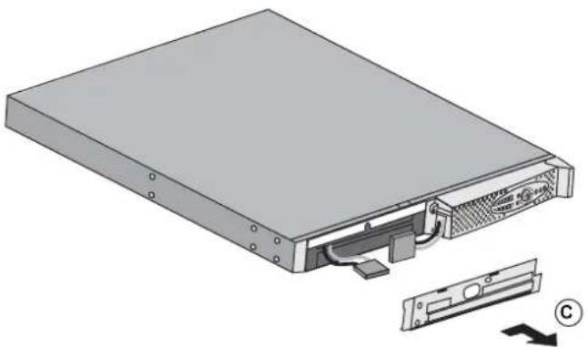 EATON Evolution 850 Rack - Ausbau des Batteriemoduls - 6