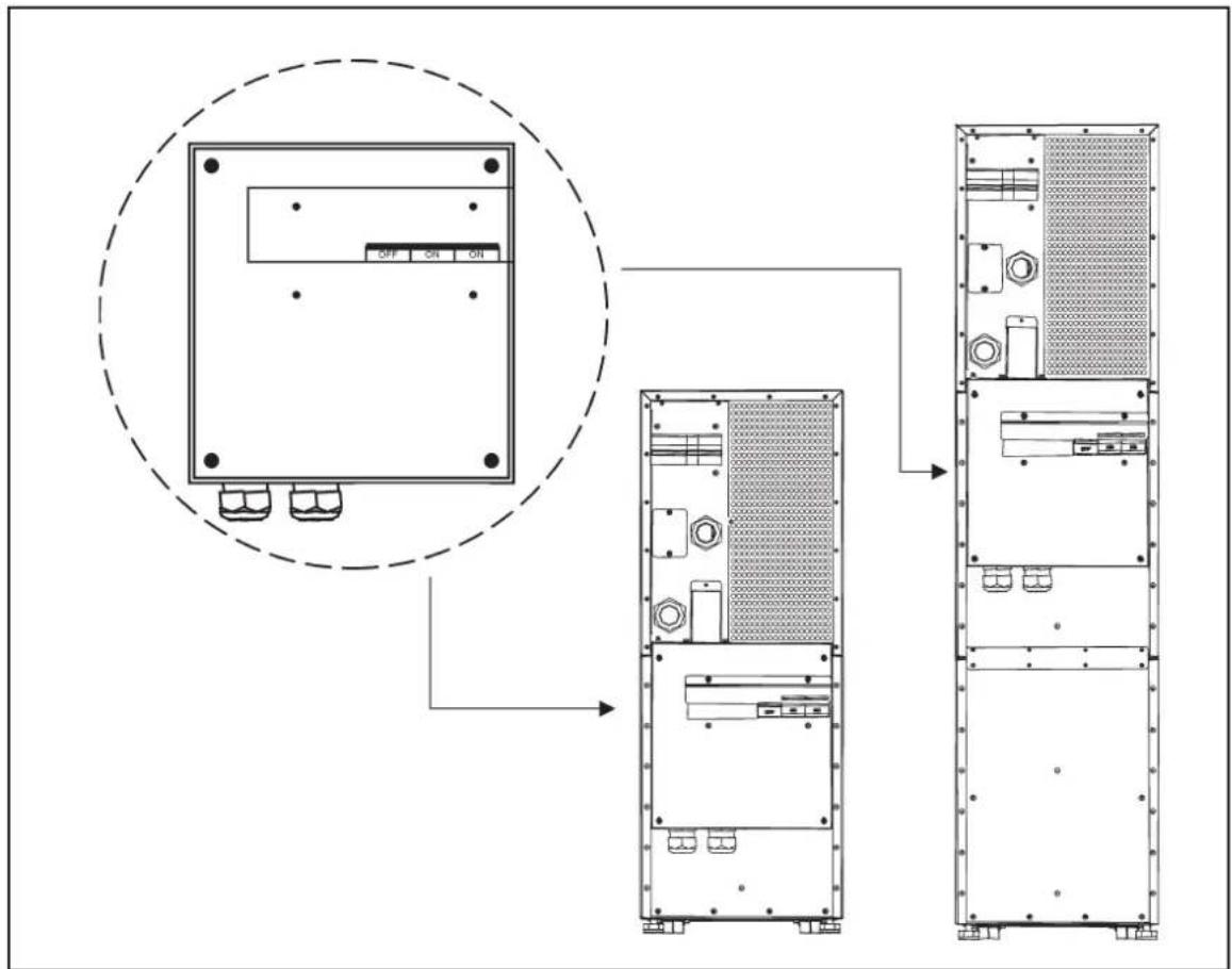 EATON Powerware 9355-8-N-15-32x9Ah - Commutateur mécanique de dérivation - 2