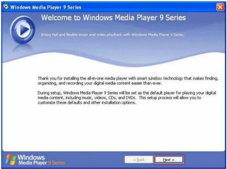 Windows Media Player 9 Series Welcome to Windows Media Player 9 Series Enjoy fast and flexible music and video playback with Windows Media Player 9 Series. Thank you for installing the all-in-one media player with smart jukebox technology that makes finding, organizing, and recording your digital me…