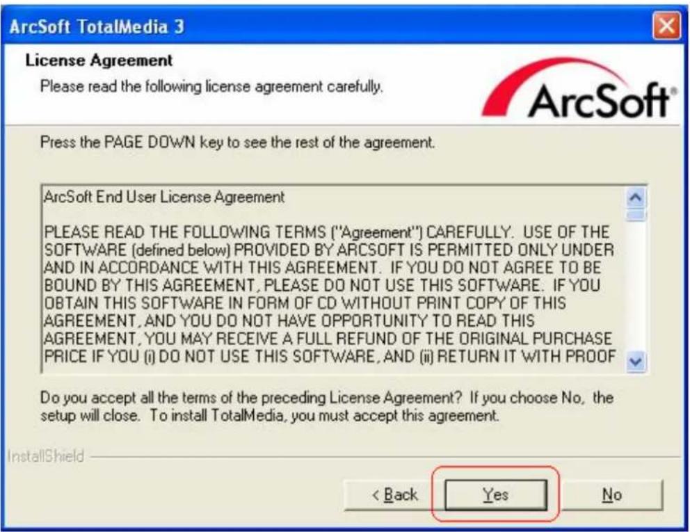 ArcSoft TotalMedia 3 License Agreement Please read the following license agreement carefully. Press the PAGE DOWN key to see the rest of the agreement. ArcSoft End User License Agreement PLEASE READ THE FOLLOWING TERMS ("Agreement") CAREFULLY. USE OF THE SOFTWARE (defined below) PROVIDED BY ARCSOFT…