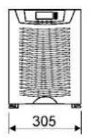 EATON Powerware 9155-10-S-25-64x9Ah-MBS - Dessins dimensionnels - 1