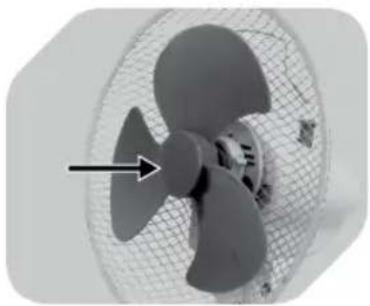 OK OTF 301-W - MONTAGE VAN HET VENTILATORBLAD (OTF 231-W) - 1