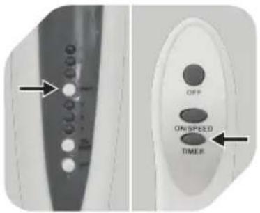 OFF ON/SPPEED TIMER