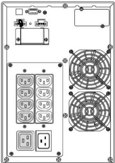 EATON 9130i2000T-XL - Panneaux arrière - 16