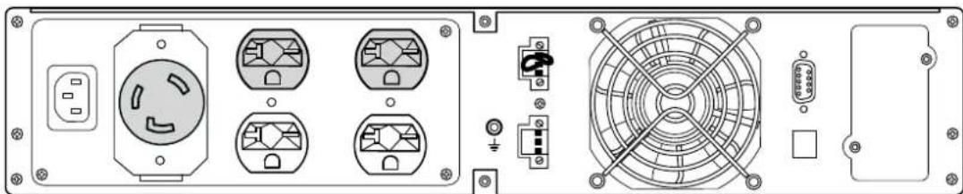 EATON 9130i2000T-XL - Panneaux arrière - 7