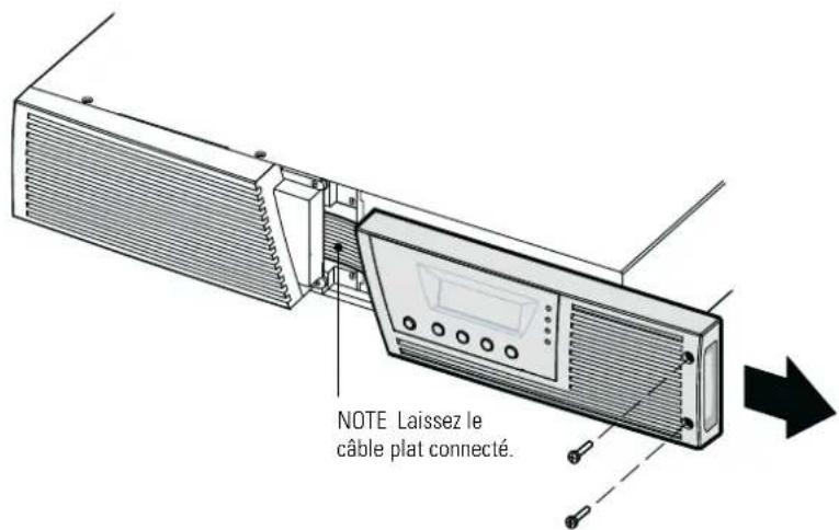 NOTE Laissez le câble plat connecté.