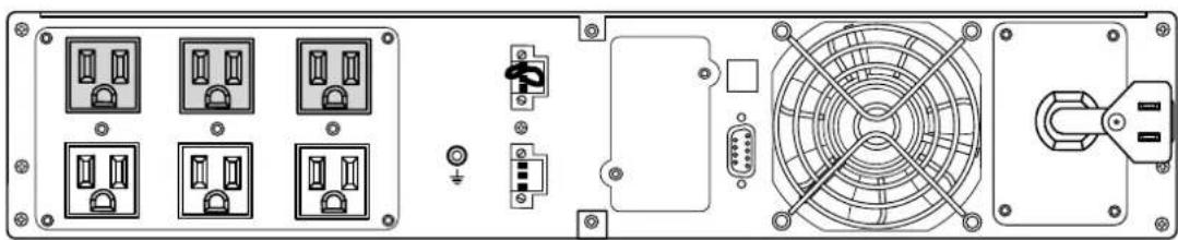 EATON 9130i2000T-XL - Panneaux arrière - 4