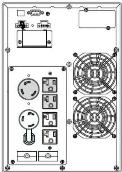 EATON 9130i2000T-XL - Panneaux arrière - 12