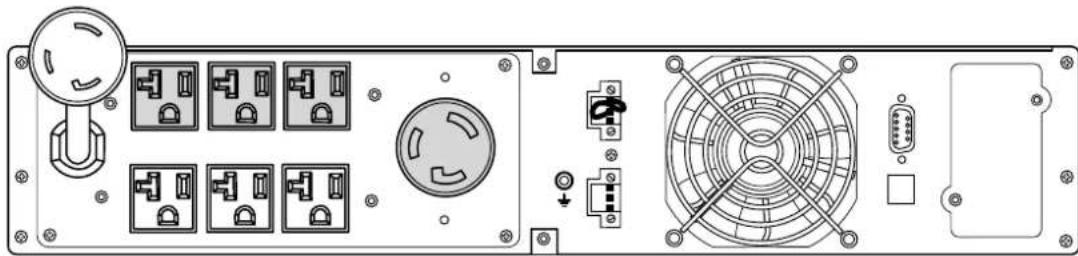 EATON 9130i2000T-XL - Panneaux arrière - 6