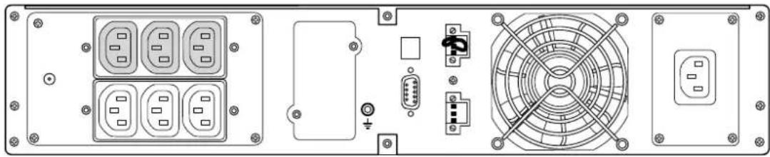 EATON 9130i2000T-XL - Panneaux arrière - 2