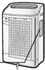 SHARP KC-C70E - Tarih Etiketindeki kullanım başlangıç tarihini doldurun. - 1