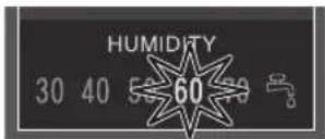 SHARP KC-C70E - Voyant indicateur d'humidité (vert) - 1