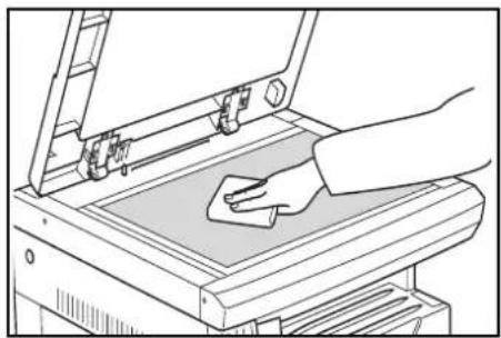 OLIVETTI d-Copia 2000 - Nettoyage de la glace d'exposition - 1