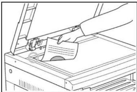 OLIVETTI d-Copia 2000 - Wenn die Vorlage auf das Vorlagenglas aufgelegt wird - 6