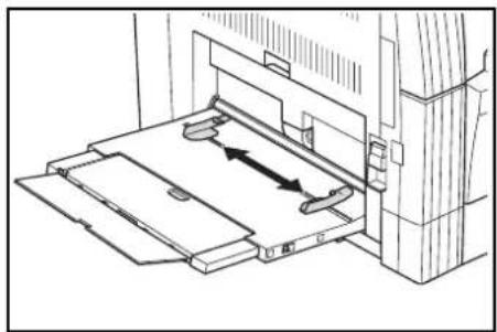 OLIVETTI d-Copia 2000 - Colocación de papel en la bandeja manual - 3