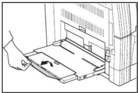 OLIVETTI d-Copia 2000 - Setting paper on the MP tray - 3