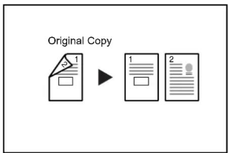 OLIVETTI d-Copia 2000 - Split copy from 2-sided originals - 1