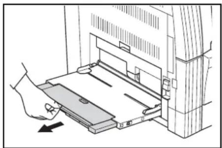 OLIVETTI d-Copia 2000 - Setting paper on the MP tray - 2