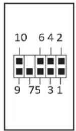 10 6 4 2 9 75 3 1