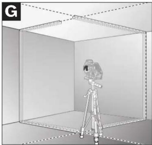 Interior view of a room with a camera on a tripod inside, no visible text or symbols