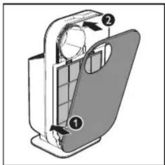 Technical diagram of a device with numbered components, likely illustrating a mechanical or electrical assembly.
