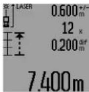 BOSCH GLM 250 VF Professional - Ejemplos: - 1