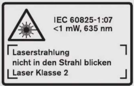 BOSCH GLM 250 VF Professional - Sikkerhedsinstrukser - 2