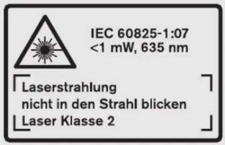 BOSCH GLM 250 VF Professional - Utilisation conforme - 1