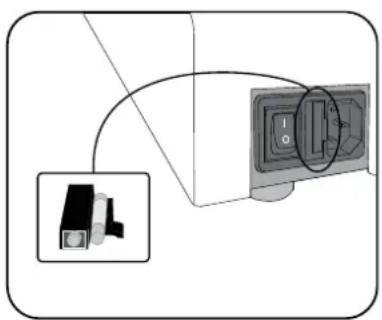 FELLOWES Proteus A3/125 - ÎNLOCUIREA SIGURANȚEI - 1