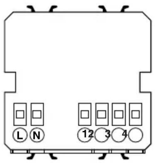 Gewiss GW14711 - Klemmenbeschreibung - 1