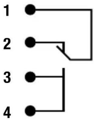 Gewiss GW14712 - NA/NC, 10A (NA) / 3A (NC) - 250V ac - 1