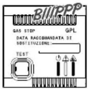 B/HP PPP GAS STOP GPL DATA RACCOHANDATA DI SOSTITUZIONE: TEST