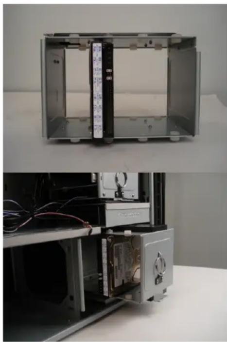ANTEC P193 V3 - Installation des disques durs inférieurs - 1