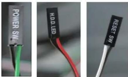 POWER SW H.D.D.LED RESET SW