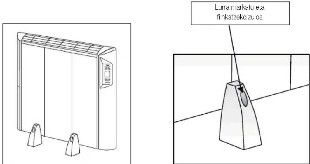 Lurra markatu eta fi nkatzeko zuloa