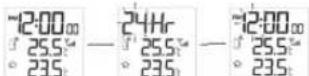 HAMA EWS-870 - RÉGLAGE DE L'HEURE ET DU CALENDRIER - 1