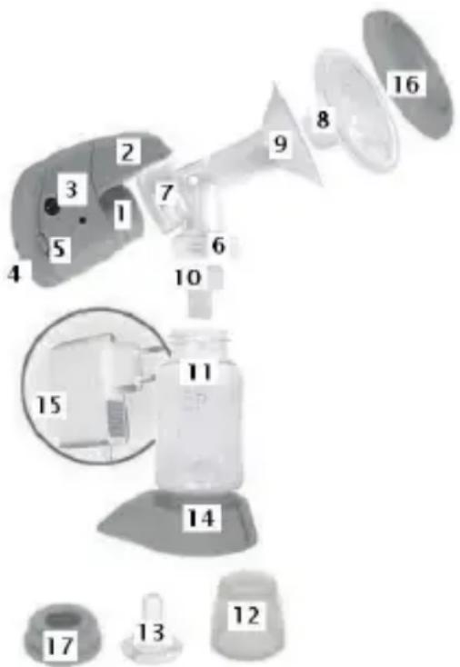 Joycare JC-237 - PRODUKTTEILE - 1